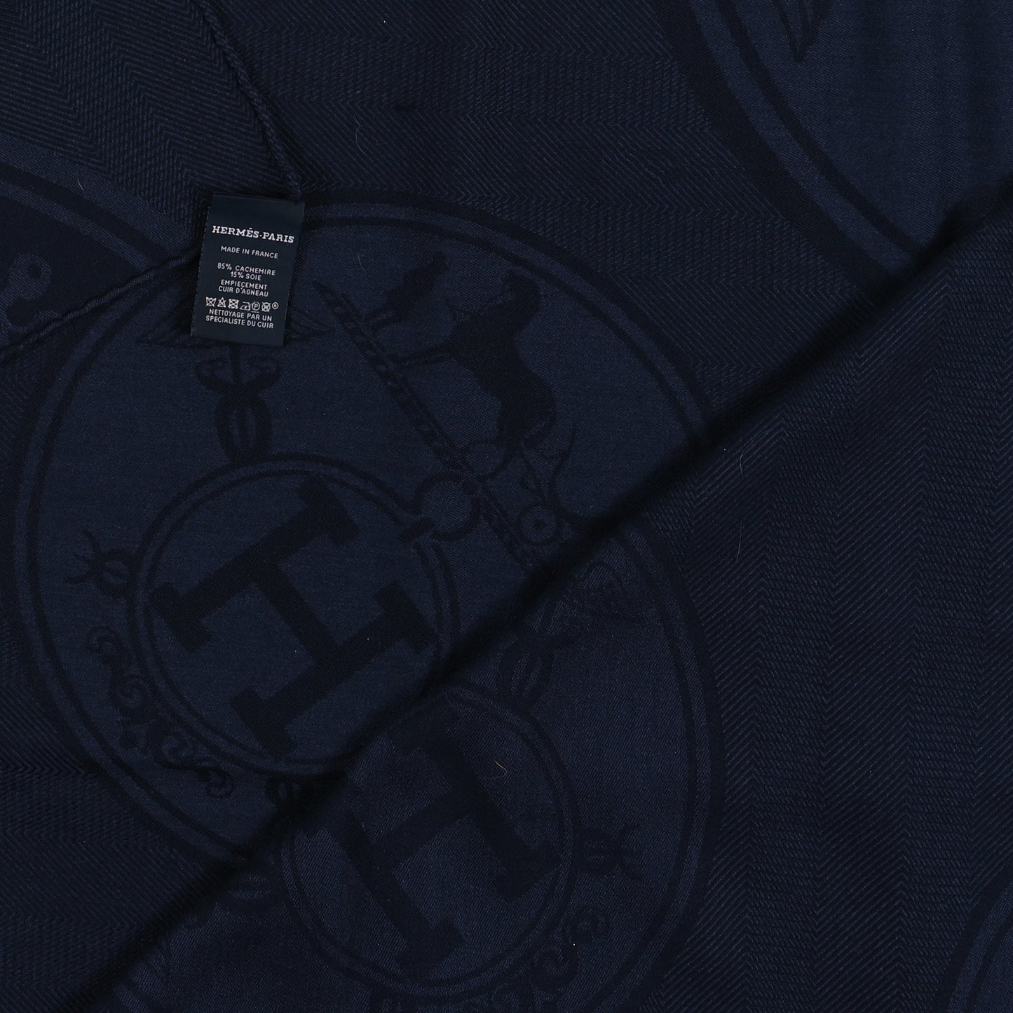 Cashmere Silk New Libris Poncho Bleu De Chine