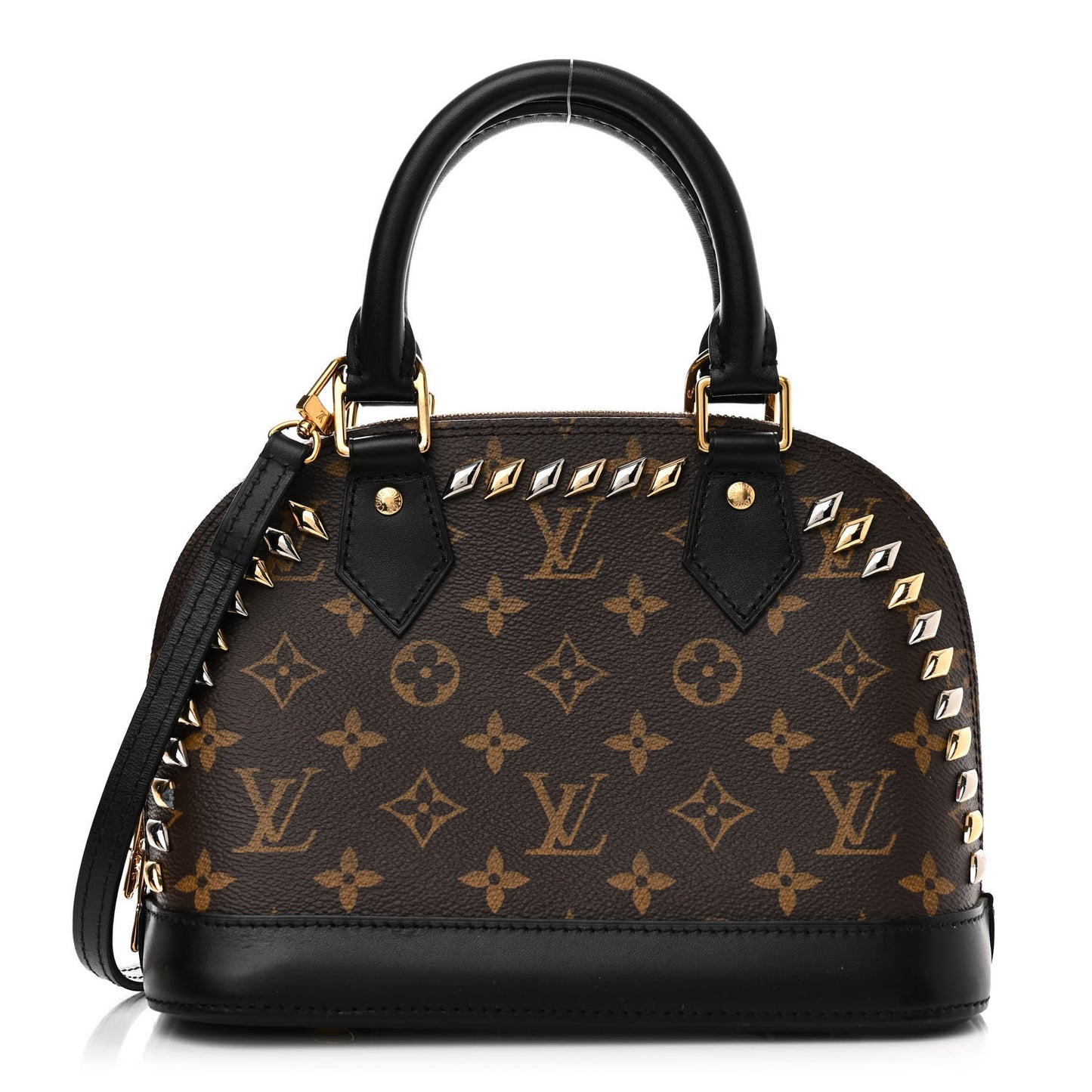 Monogram Macassar Studded Alma BB