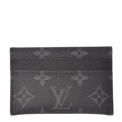 Louis Vuitton Monogram Eclipse Porte-Cartes Double Card Holder 1 of 7