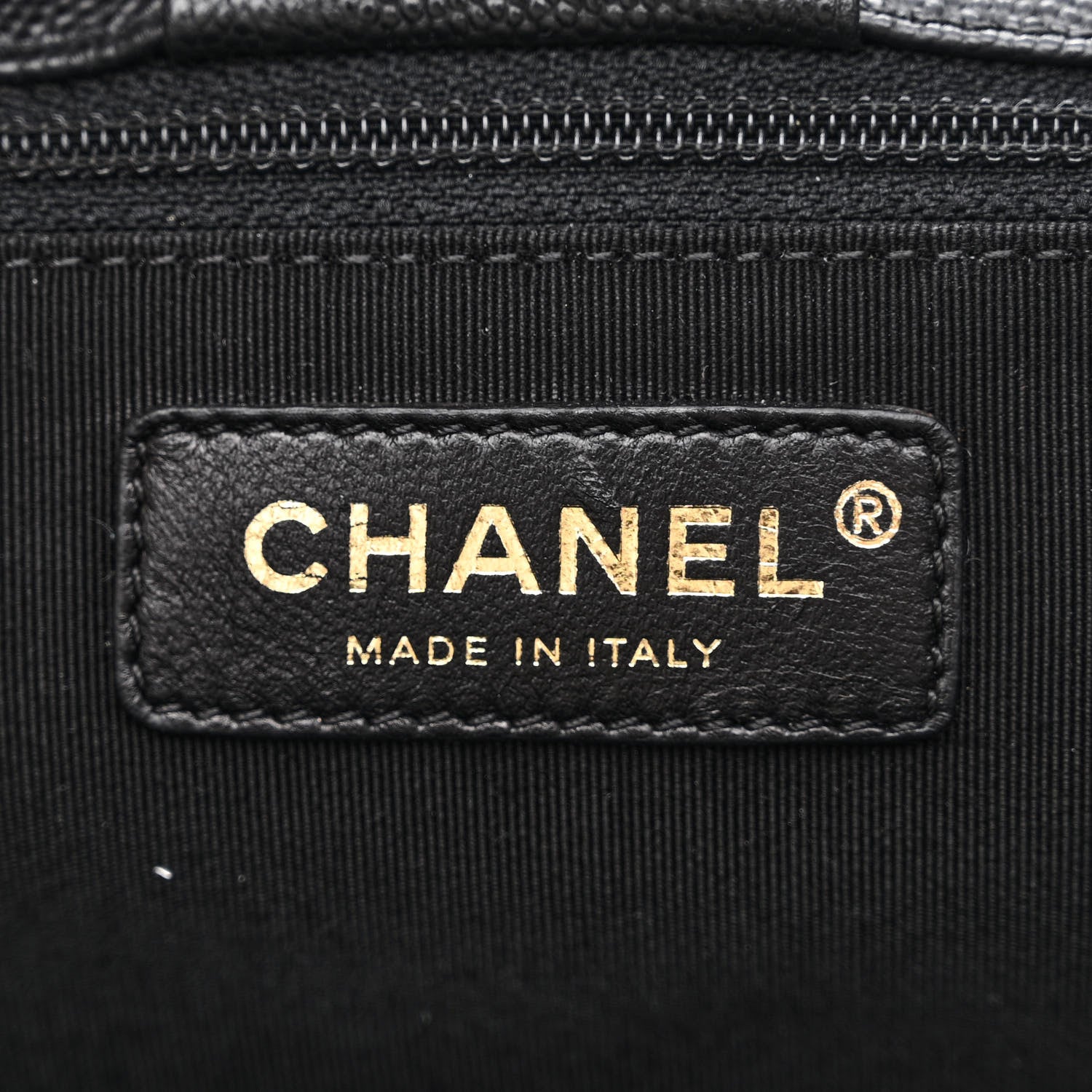 Chanel Caviar Quilted In Out Flap Shopping Tote Black 6 of 12