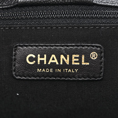 Chanel Caviar Quilted In Out Flap Shopping Tote Black 6 of 12