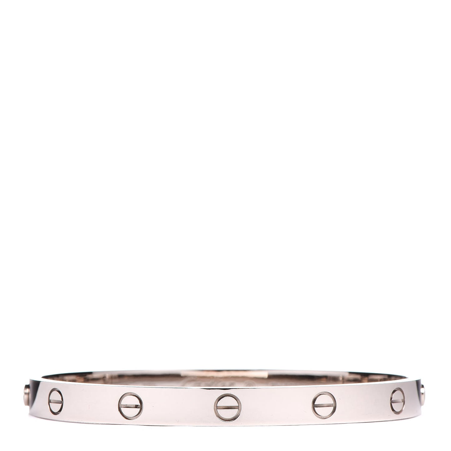 18K White Gold LOVE Bracelet 19