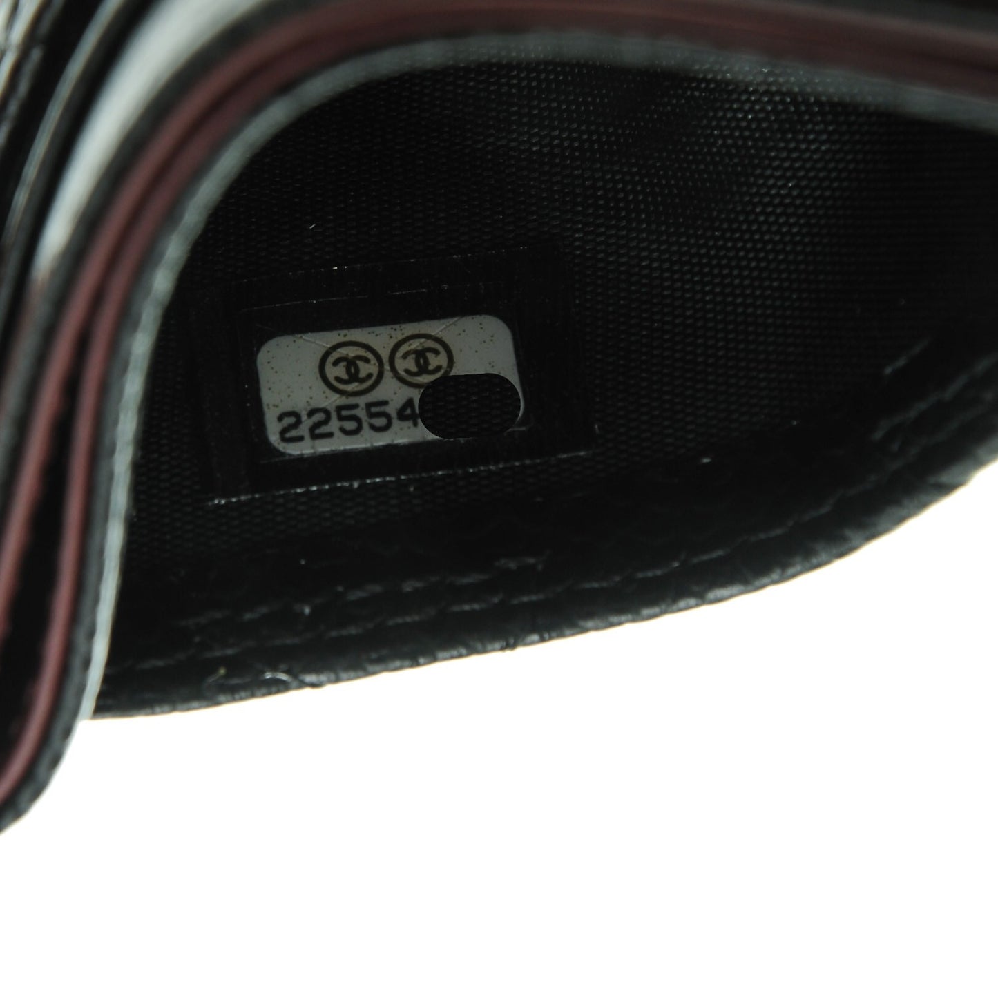 Caviar Quilted Card Holder Black