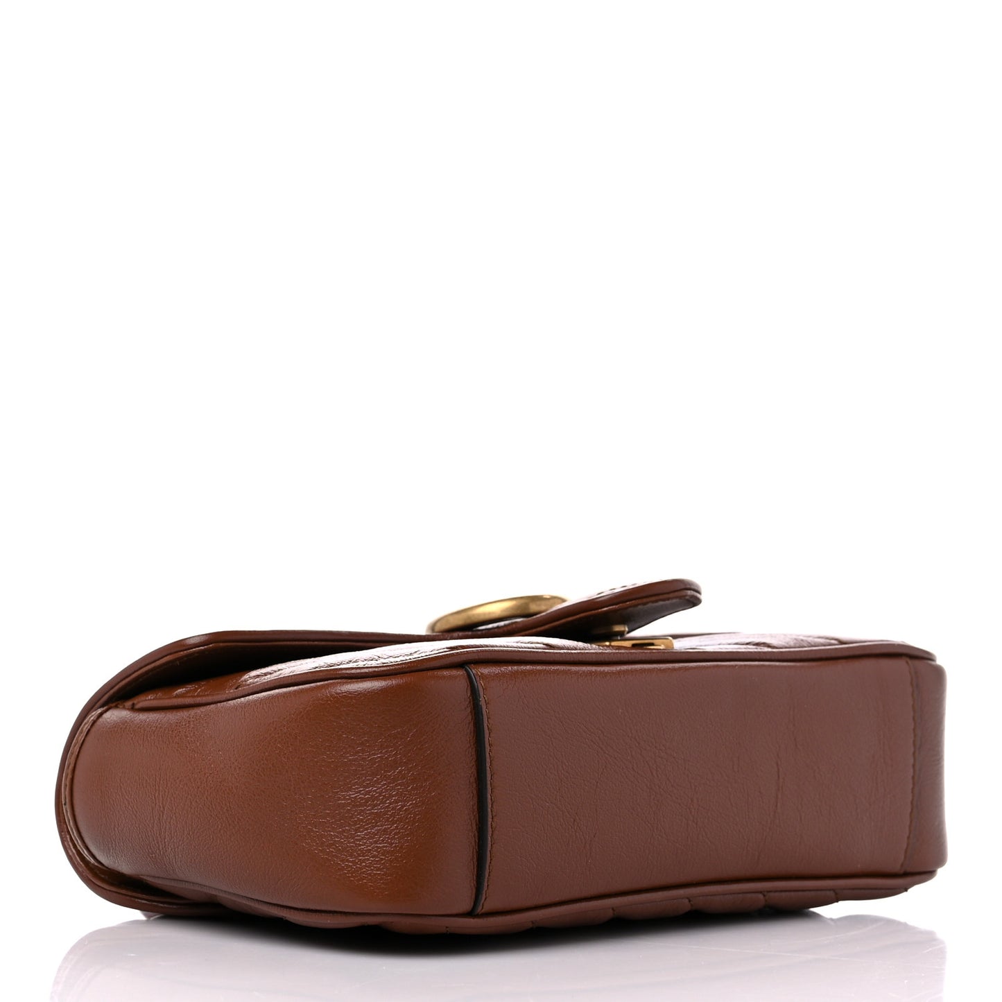 Azalea Calfskin Matelasse Diagonal Mini GG Marmont Shoulder Bag Cuir