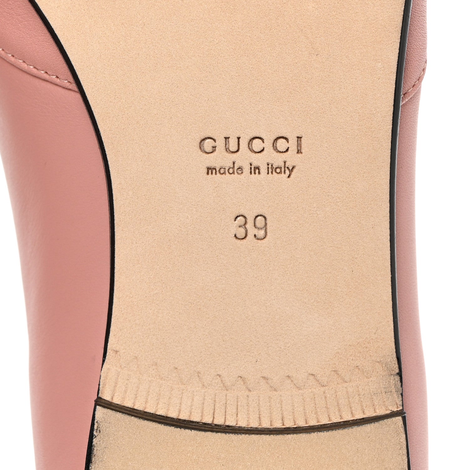 Gucci Calfskin Horsebit Loafers 39 Soft Pink 8 of 9