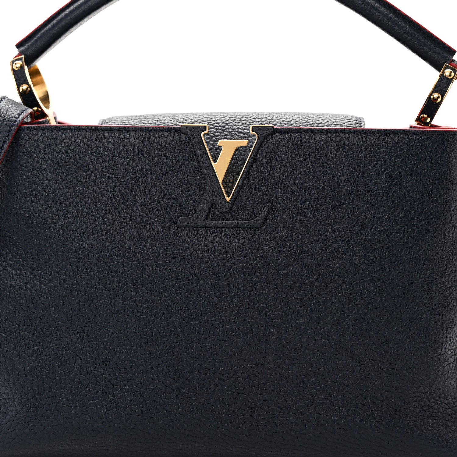Louis Vuitton Taurillon Capucines PM Marine Rouge 7 of 12