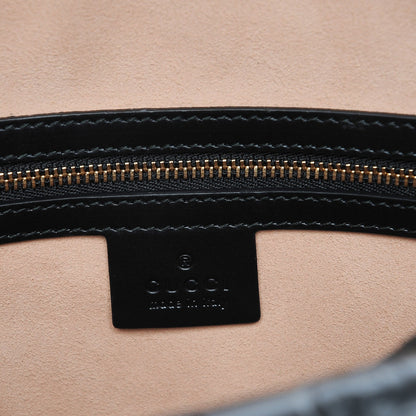 Gucci Guccissima Medium Signature Top Handle Bag Black 7 of 8