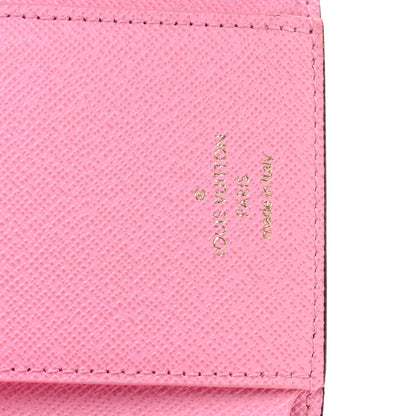 Louis Vuitton Monogram 2022 Christmas Animation Paris Victorine Wallet Pink 6 of 7