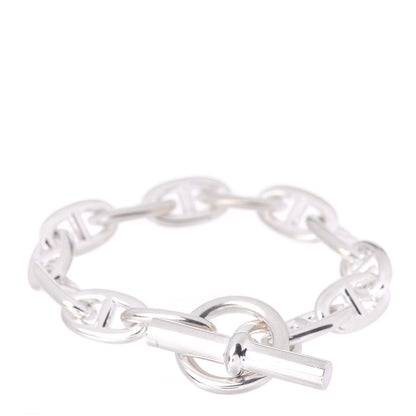 Hermes Sterling Silver MM Chaine d'Ancre Bracelet 3 of 4