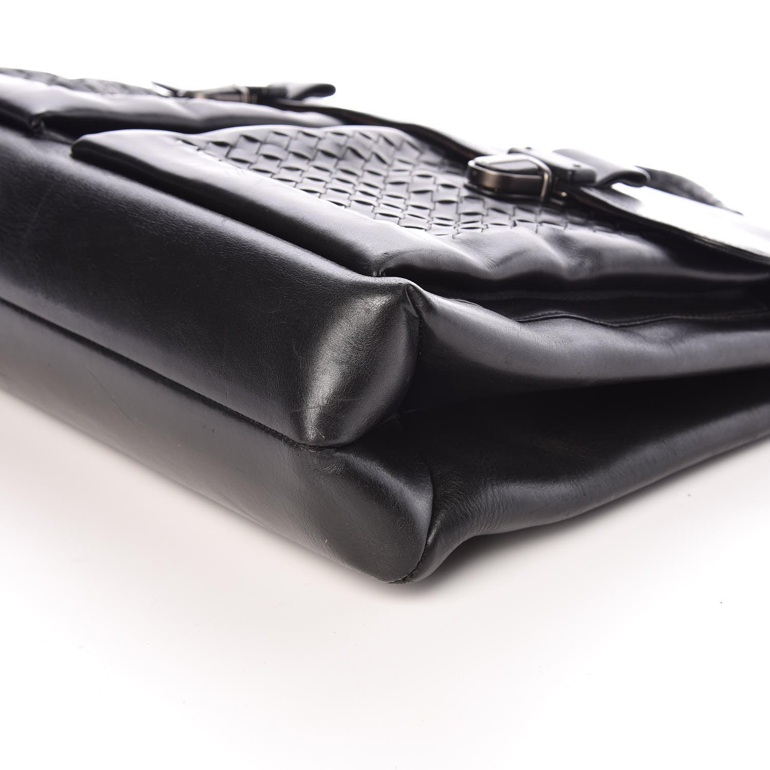 Bottega Veneta Calfskin Intrecciato Briefcase Black 11 of 11