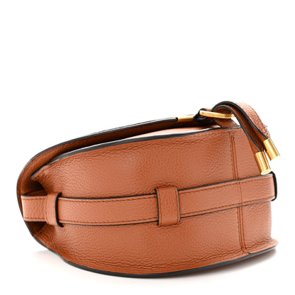 Chloe Grained Calfskin Small Marcie Saddle Bag Tan 4 of 13