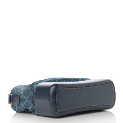 Chanel Denim Calfskin Medium Gabrielle Hobo Blue 4 of 16