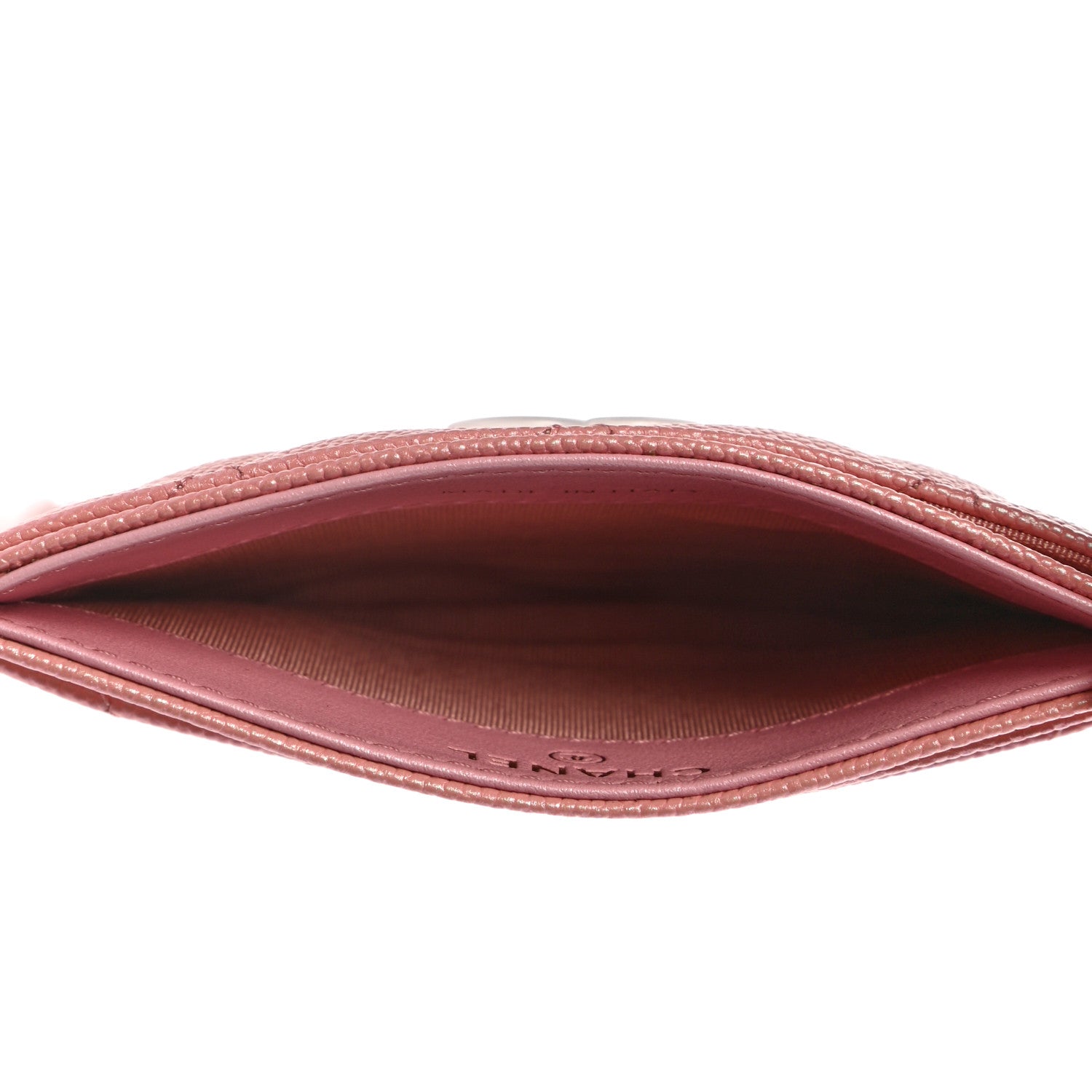 Chanel Iridescent Caviar Quilted Card Holder Rose Pink 5 of 8