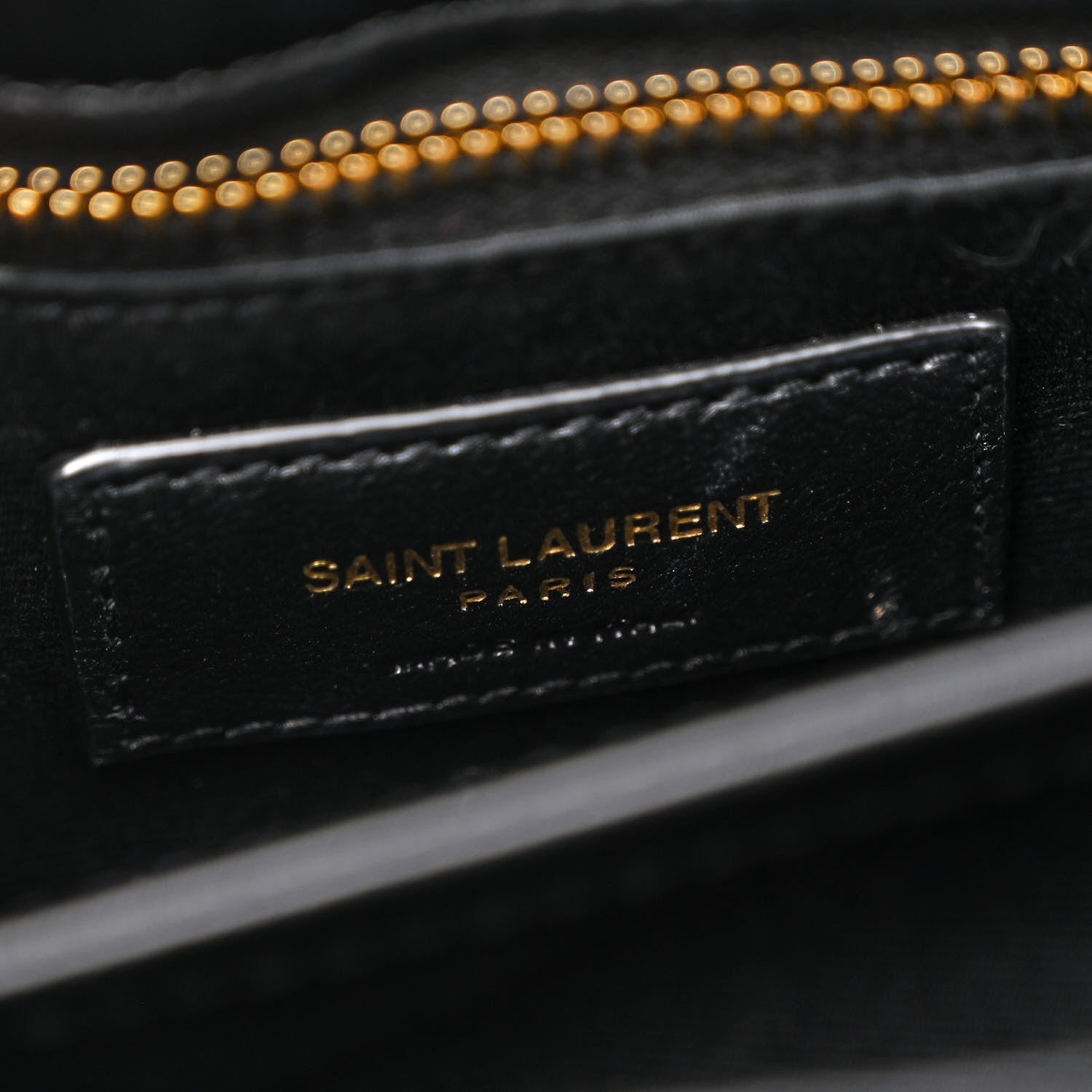 Saint Laurent Calfskin Y Quilted Monogram Toy Loulou Crossbody Bag Black 7 of 13