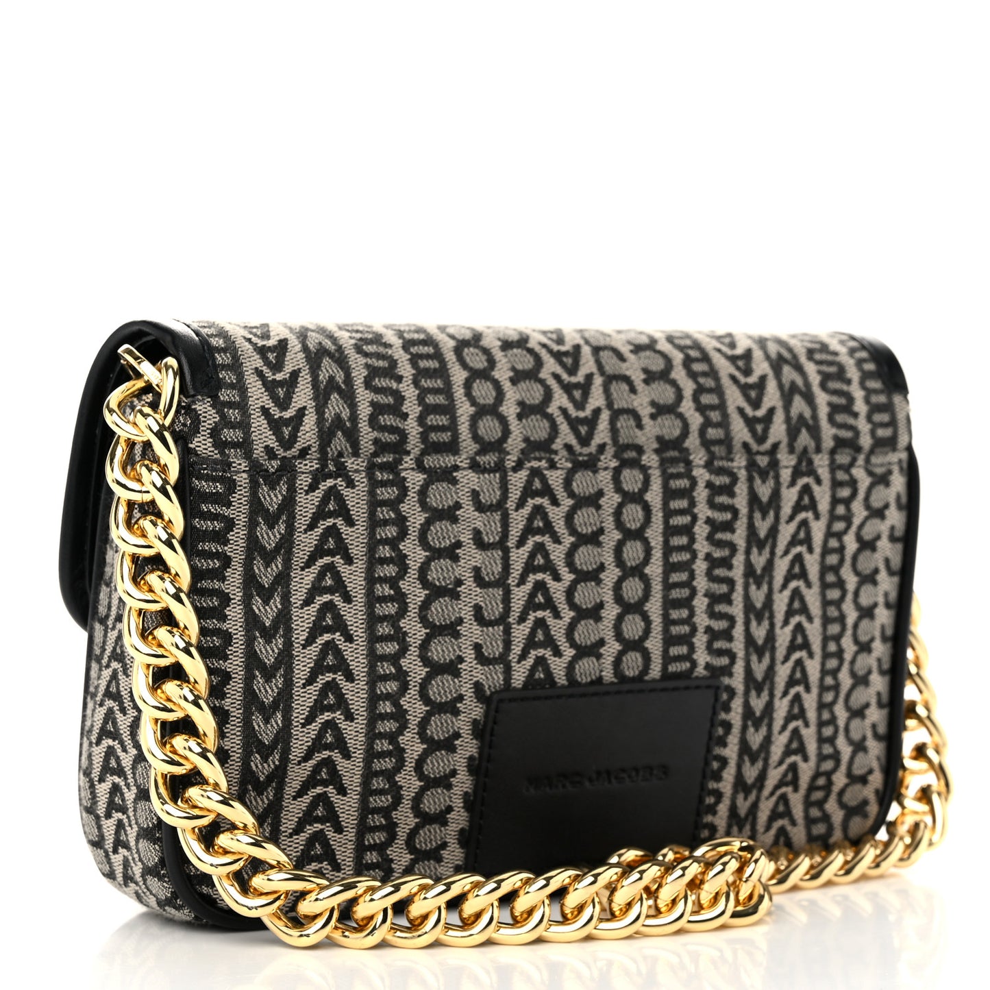 Cotton Jacquard The Monogram J Marc Shoulder Bag Beige Multi