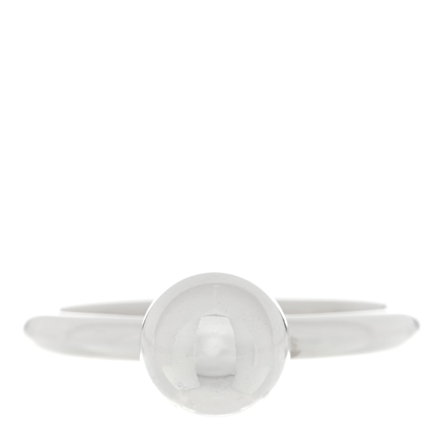 Tiffany Sterling Silver 8mm HardWear Ball Ring 54 7 1 of 5