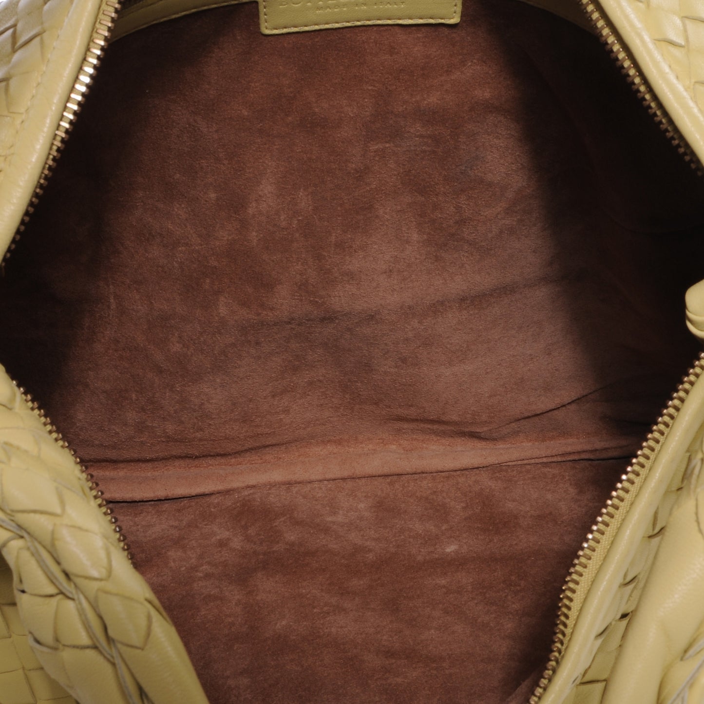 Nappa Intrecciato Large Veneta Hobo Yellow