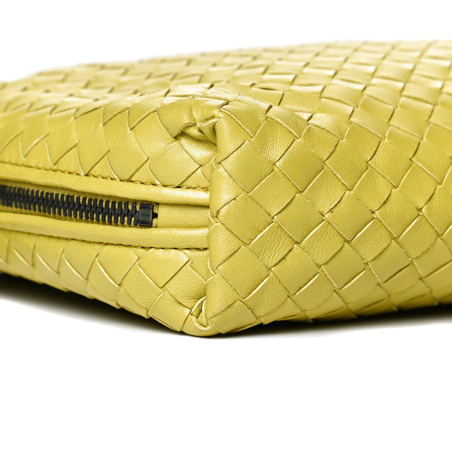 Bottega Veneta Nappa Intrecciato Pillow Crossbody Messenger Chartreuse 6 of 9