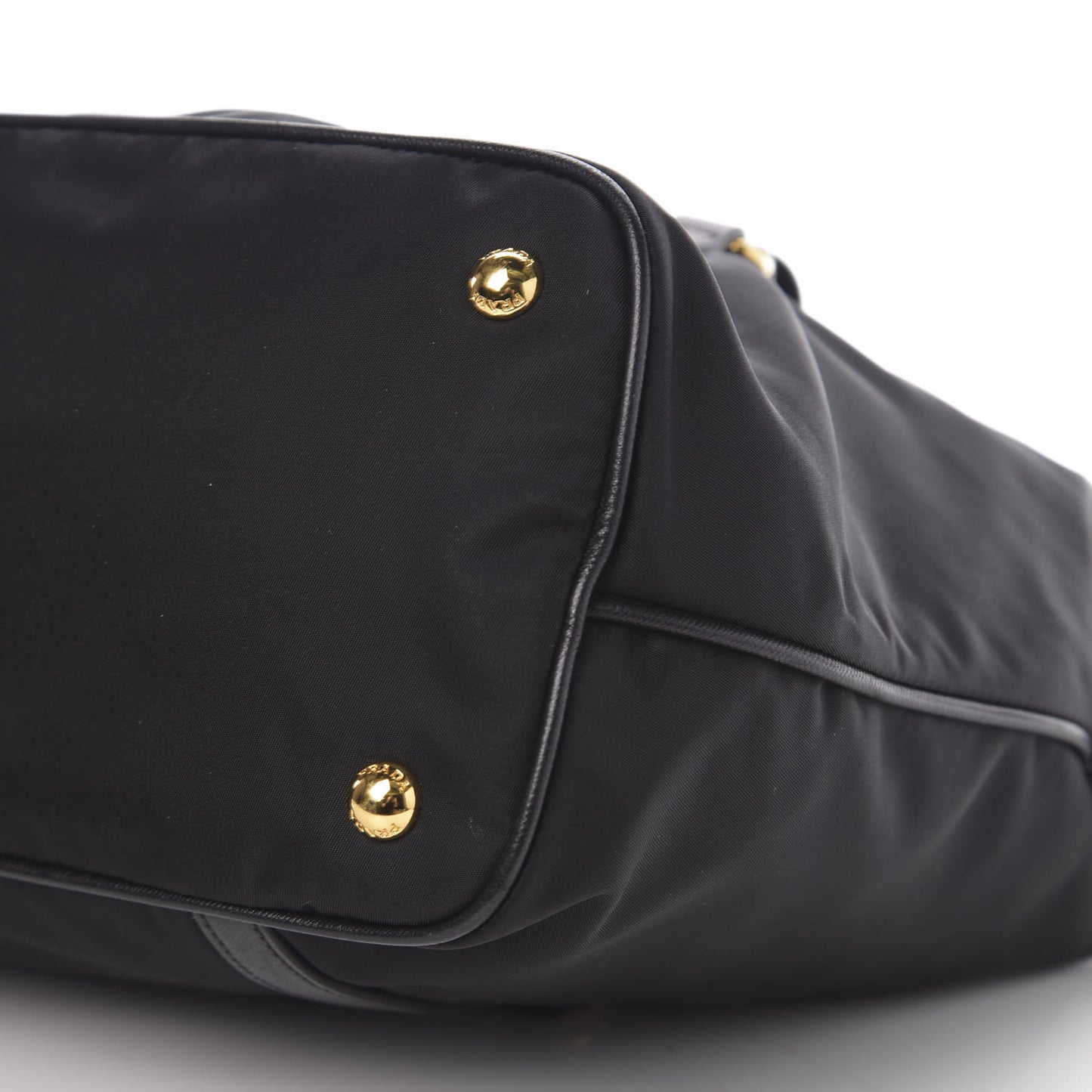 Tessuto Nylon Saffiano Tote Black