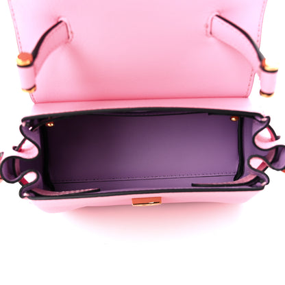 Versace Grained Calfskin Small La Medusa Bag Pink 5 of 11