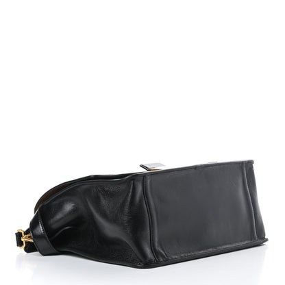 Fendi Agnello Old Shine Large Kan U Shoulder Bag Black 4 of 11