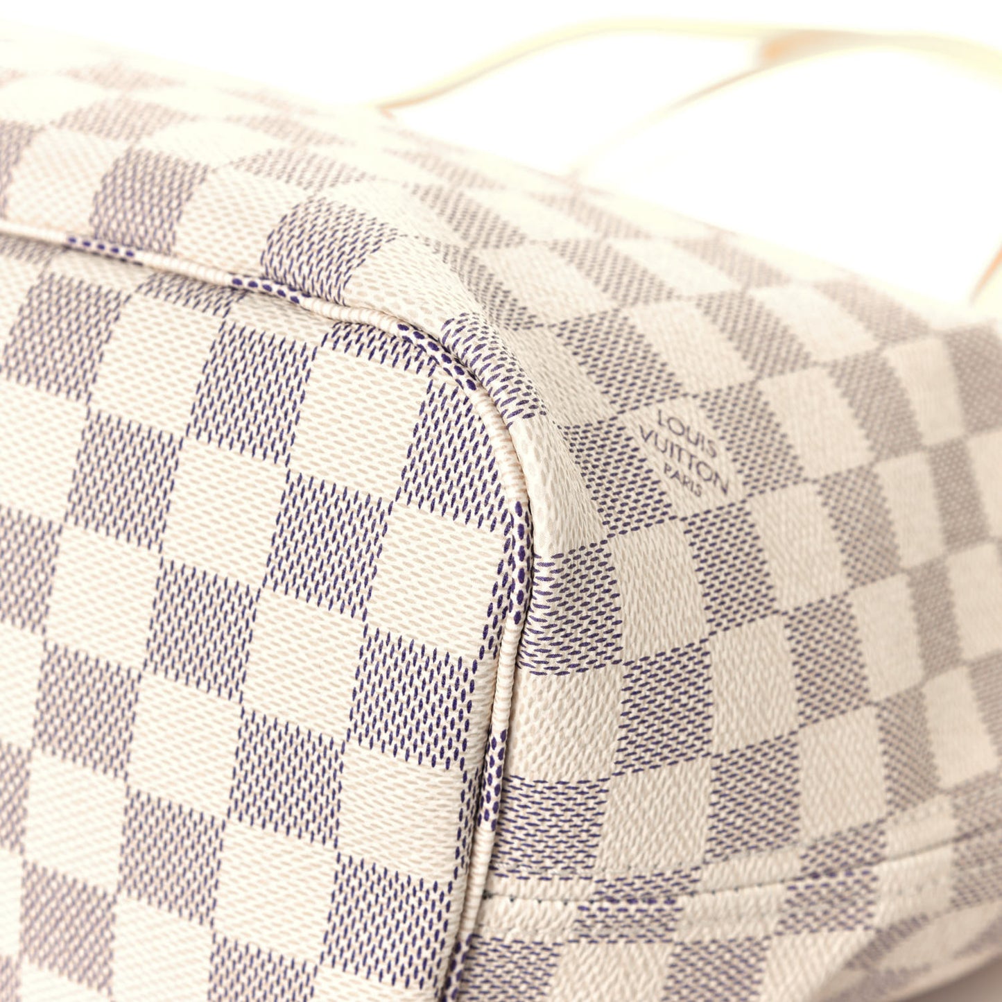 Damier Azur Neo Neverfull MM Rose Ballerine
