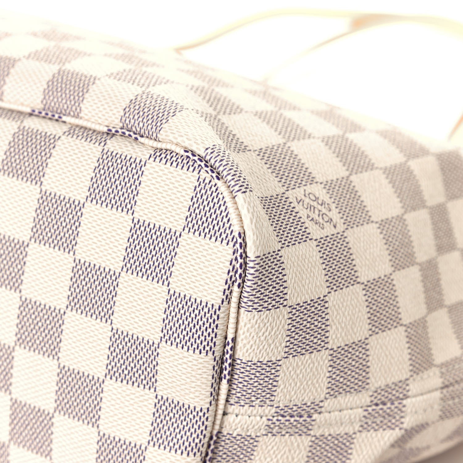 Louis Vuitton Damier Azur Neo Neverfull MM Rose Ballerine 10 of 13
