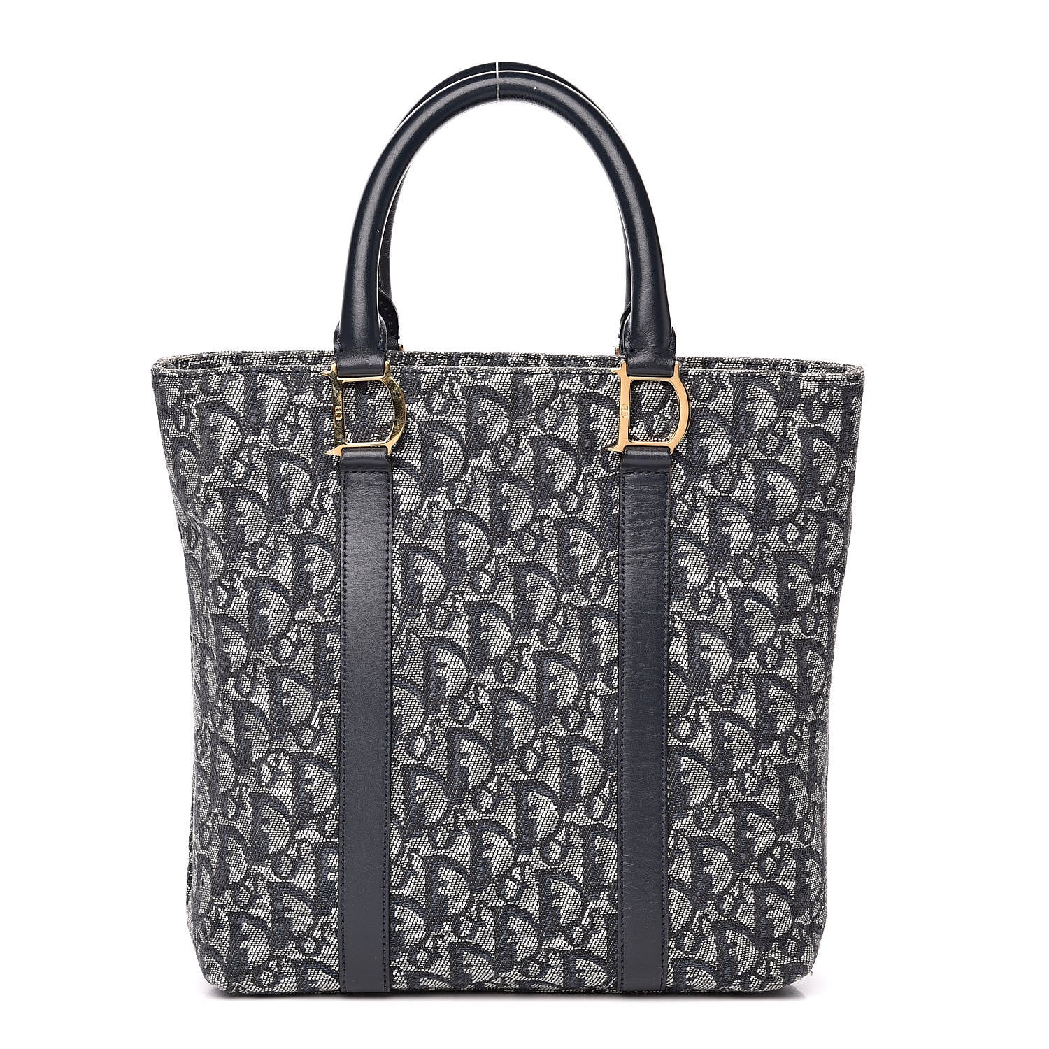 Christian Dior Monogram Tote Blue 1 of 14