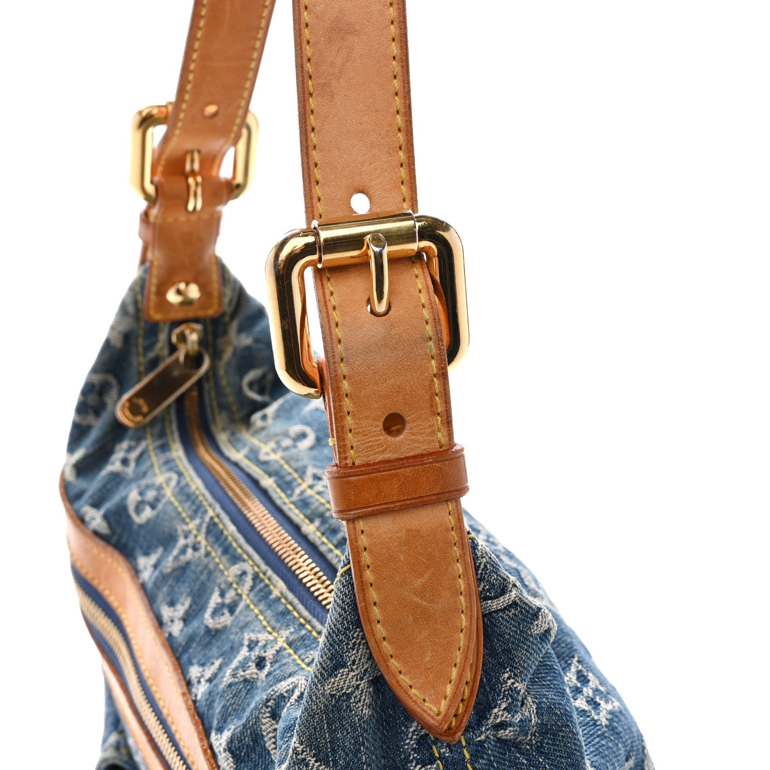 Louis Vuitton Monogram Denim Baggy PM Blue 10 of 12