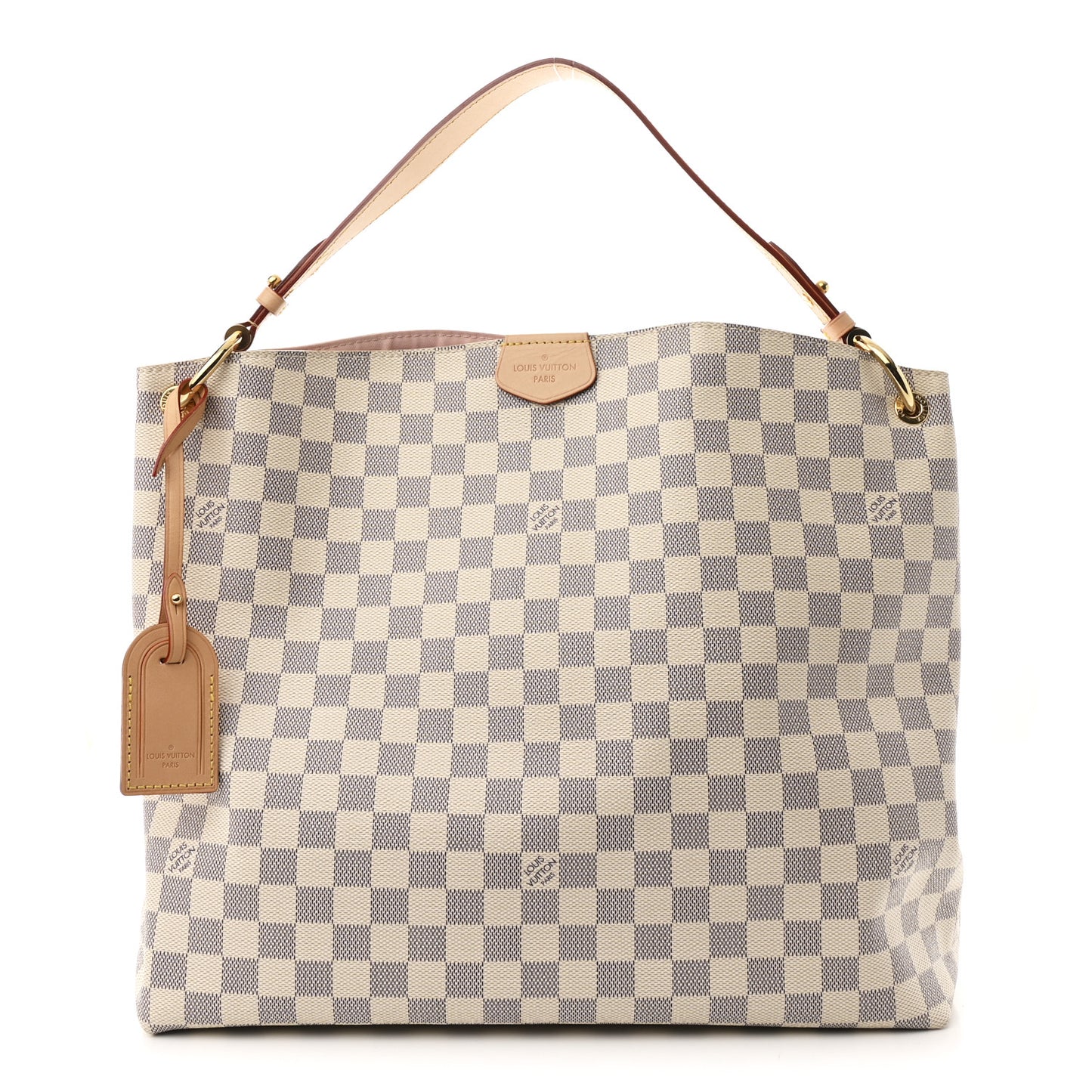 Damier Azur Graceful MM Rose Ballerine