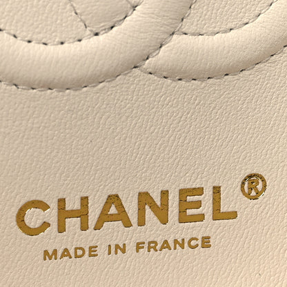 Chanel Caviar Quilted Small Double Flap White White 6 of 11
