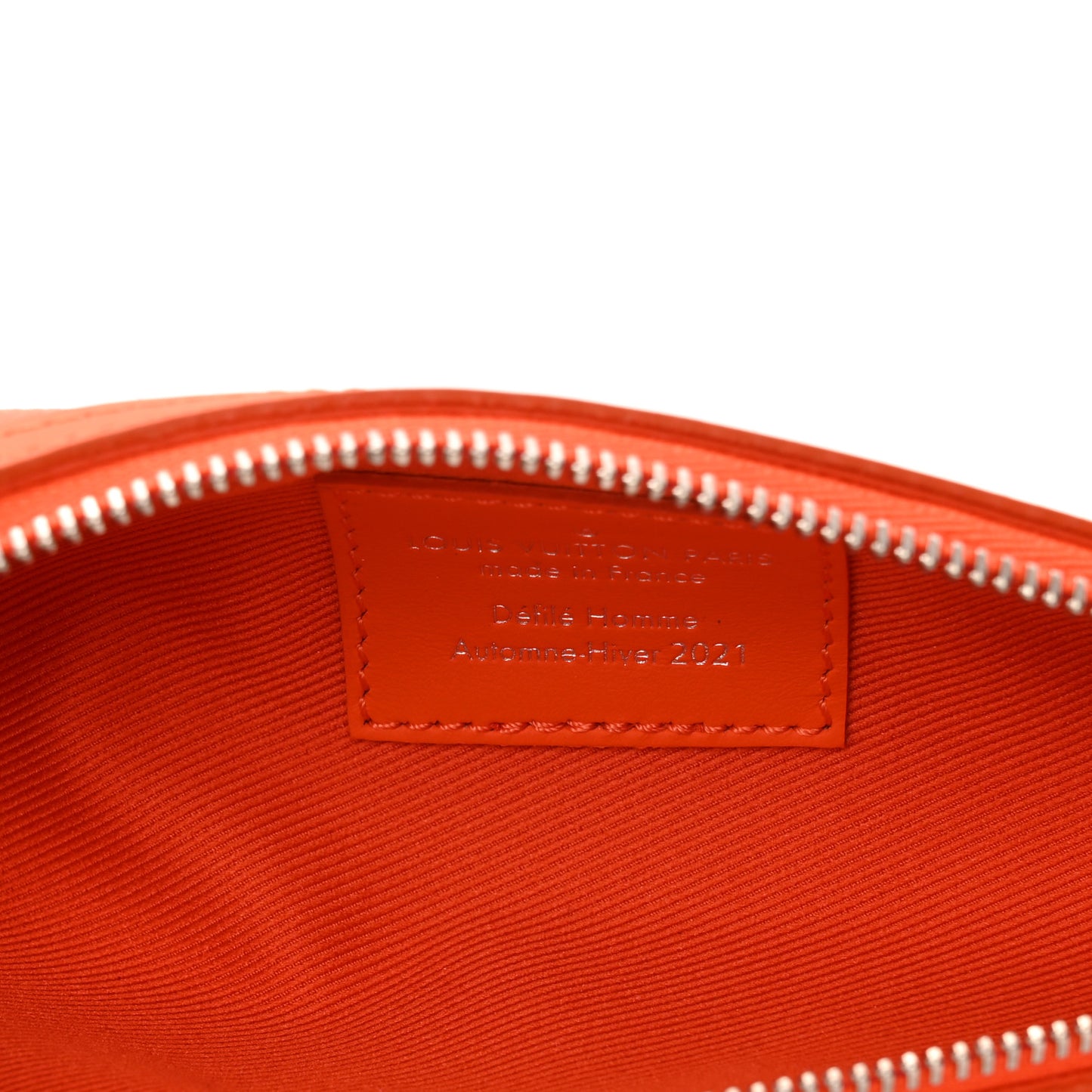 Monogram Carrot Pouch Orange