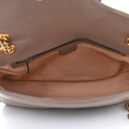 Gucci Calfskin Matelasse Medium GG Marmont Shoulder Bag Porcelain Rose 4 of 5