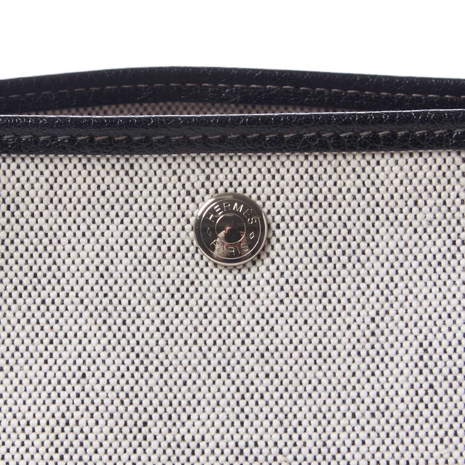 Hermes Twill D H Negonda Garden Party 36 MM Ecru Black 8 of 10