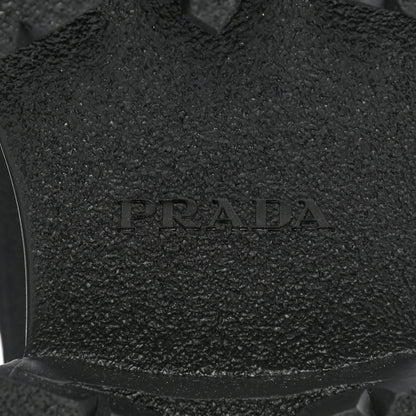 Prada Re-Nylon Gabardine Rubber Triangle Logo Padded Monolith Drawcord 55mm Snow Boots 39.5 Black 6 of 7