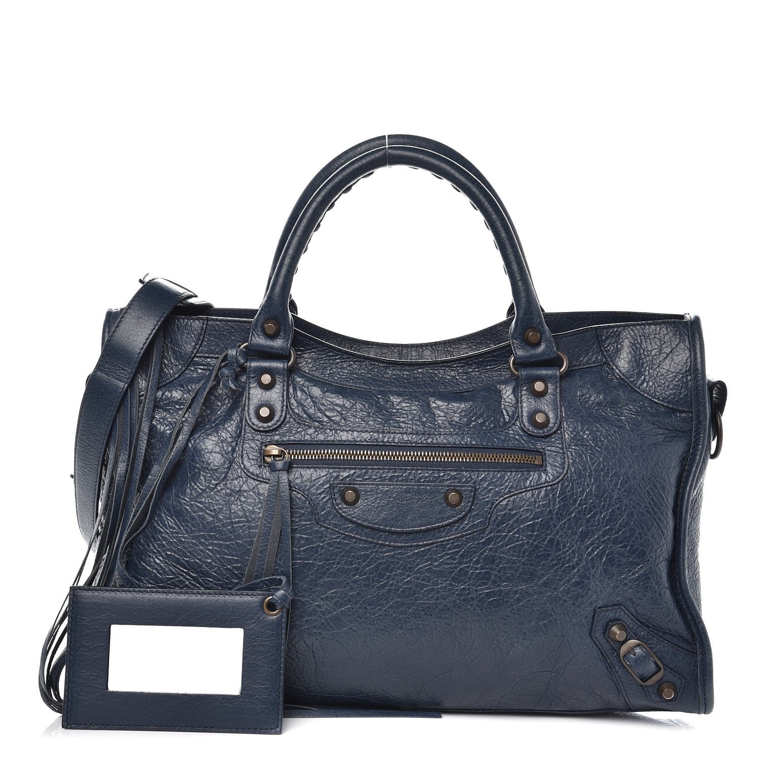 Balenciaga Agneau Classic Hardware City Bleu de Minuit 1 of 11