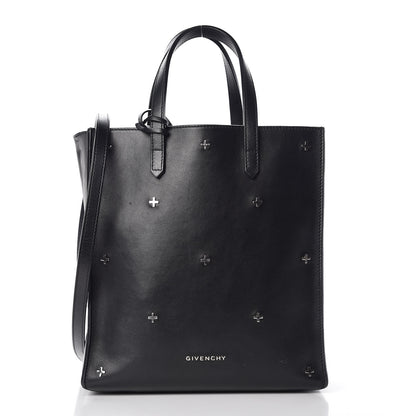 Givenchy Calfskin Stud Embellished Small Stargate Shopper Tote Black 3 of 18