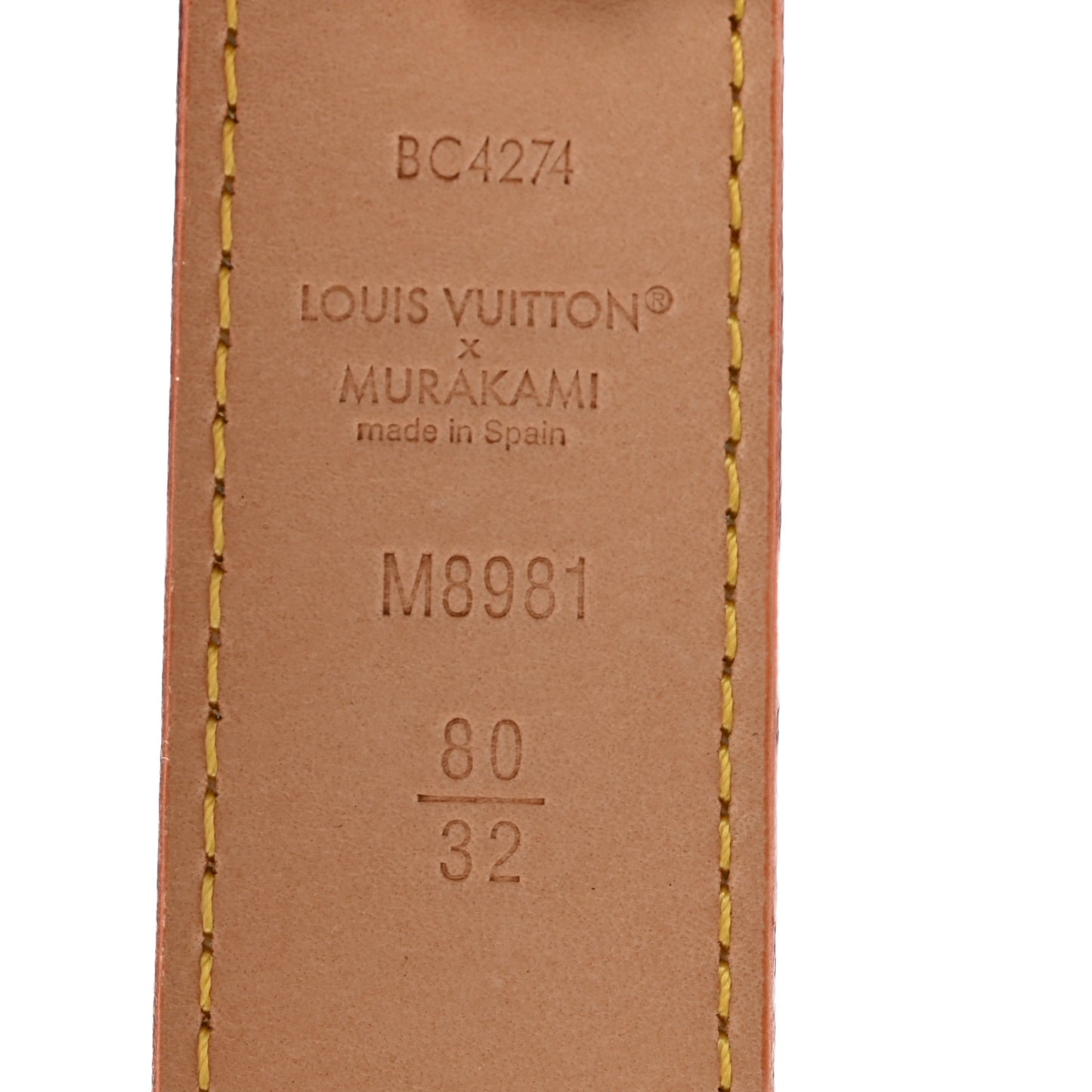 LV X TM Monogram Multicolor D Ring 80 32 Belt