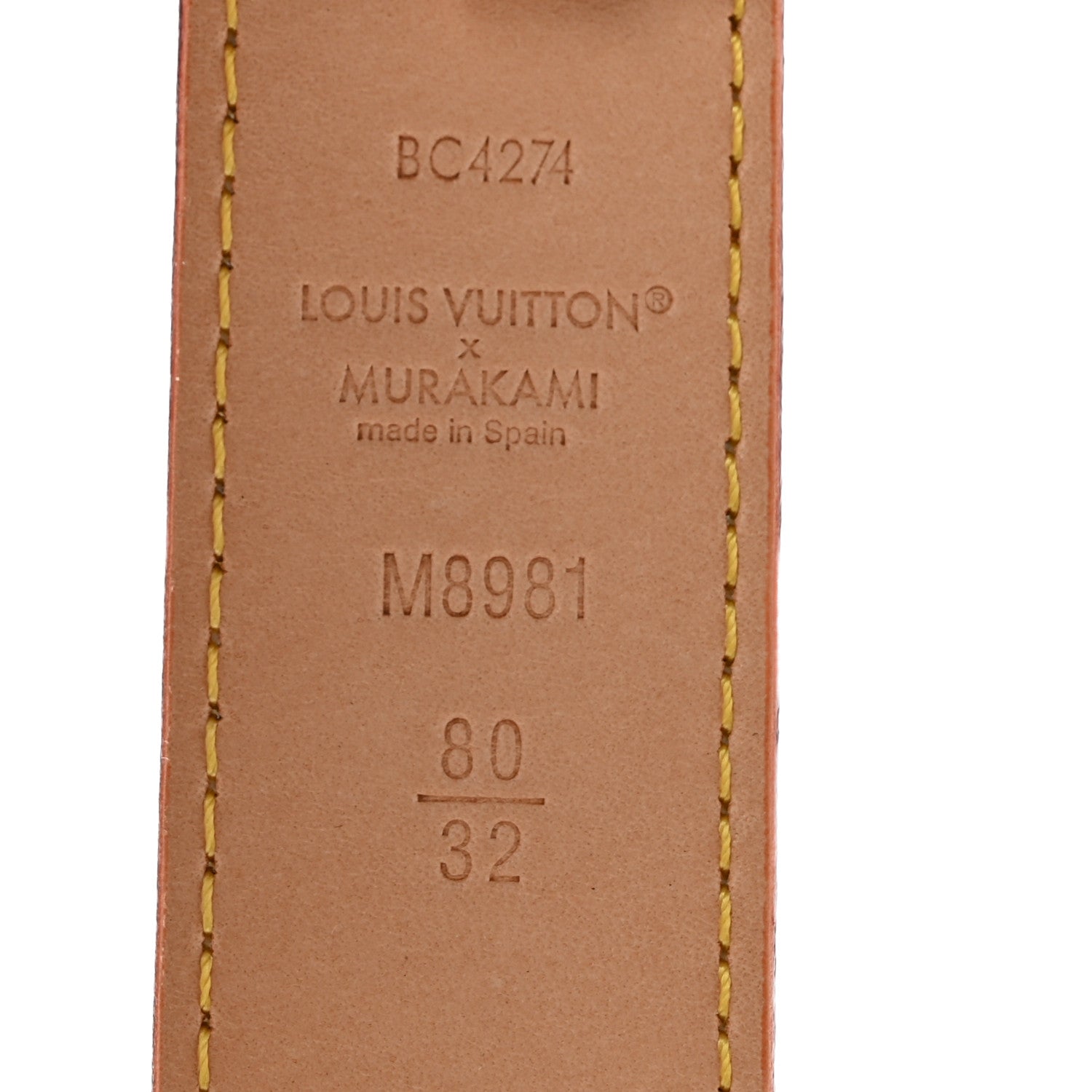 Louis Vuitton LV X TM Monogram Multicolor D Ring 80 32 Belt 5 of 6