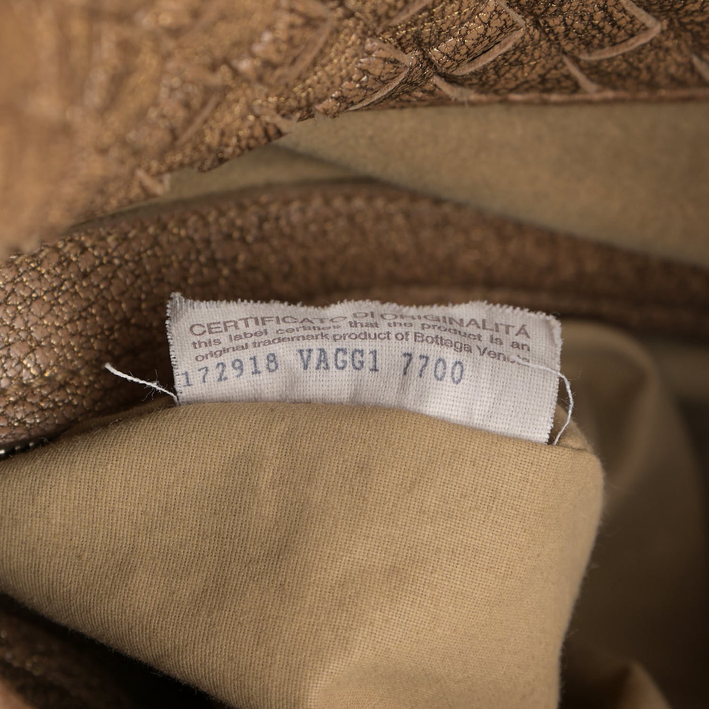 Chevre Intrecciato Sloane Hobo Ottone