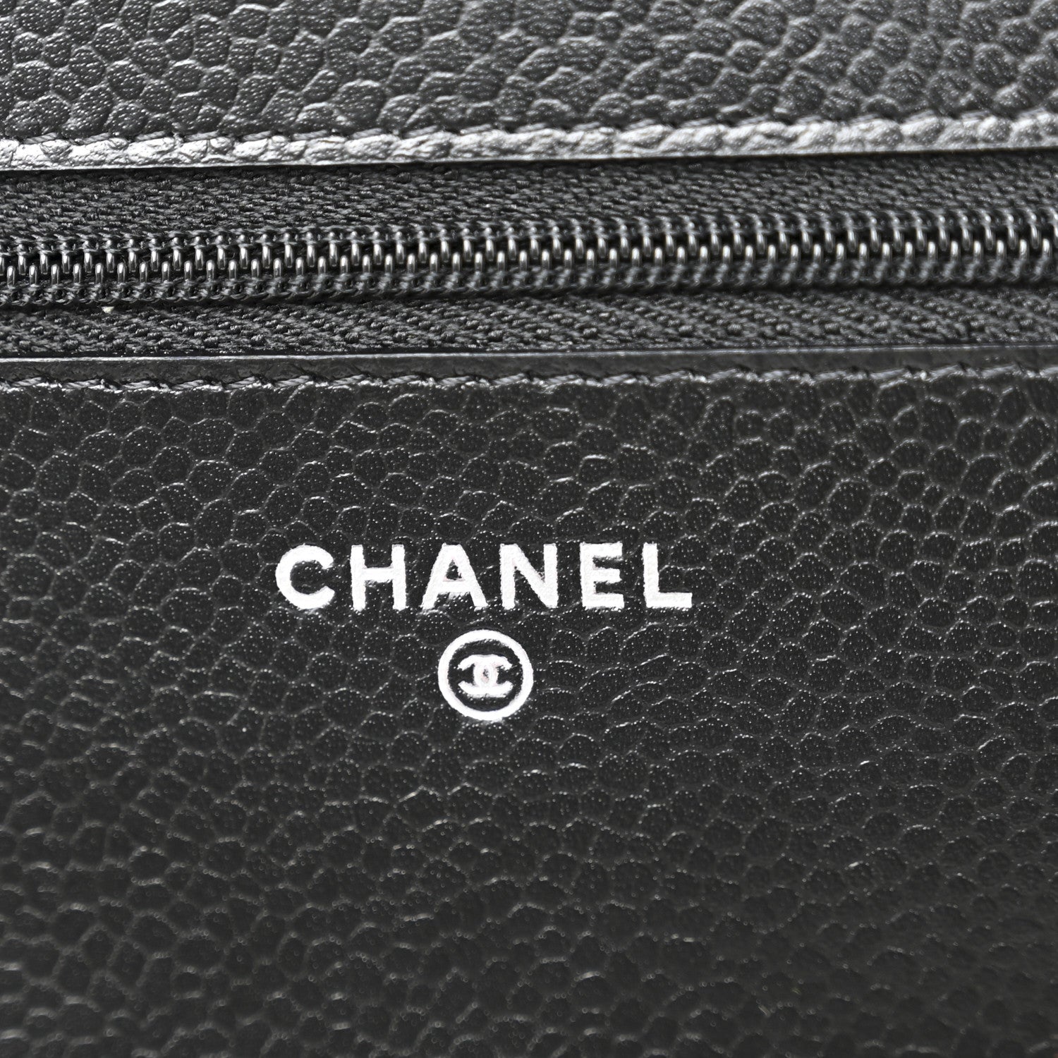 Chanel Caviar Quilted Wallet On Chain WOC Black 6 of 12