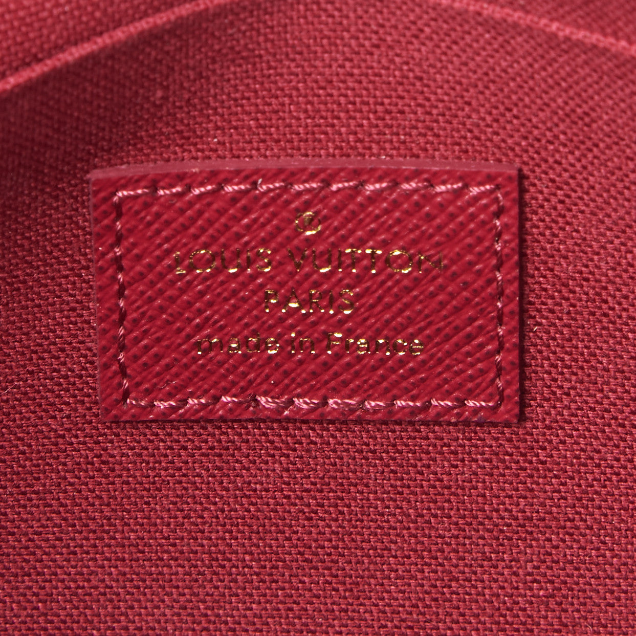 Louis Vuitton Monogram Pochette Felicie Chain Wallet Fuchsia 9 of 9