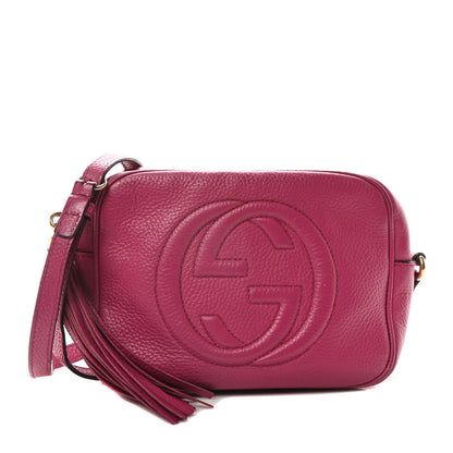 Gucci Cellarius Calfskin Small Soho Disco Bag Bright Bouganville 1 of 11