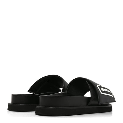 Louis Vuitton Calfskin Womens Pool Pillow Sunset Mules 40 Black 4 of 7