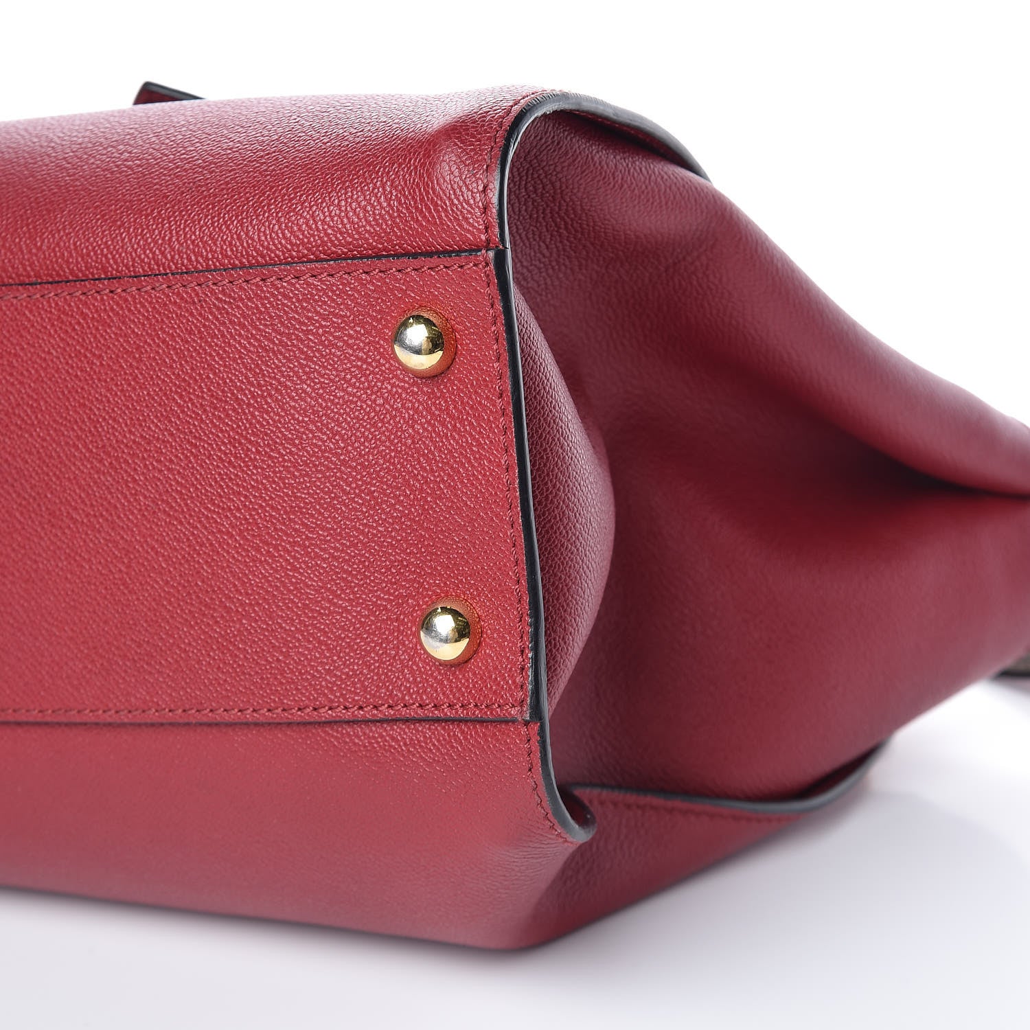 Burberry Soft Grain Medium Buckle Tote Parade Red 11 of 17