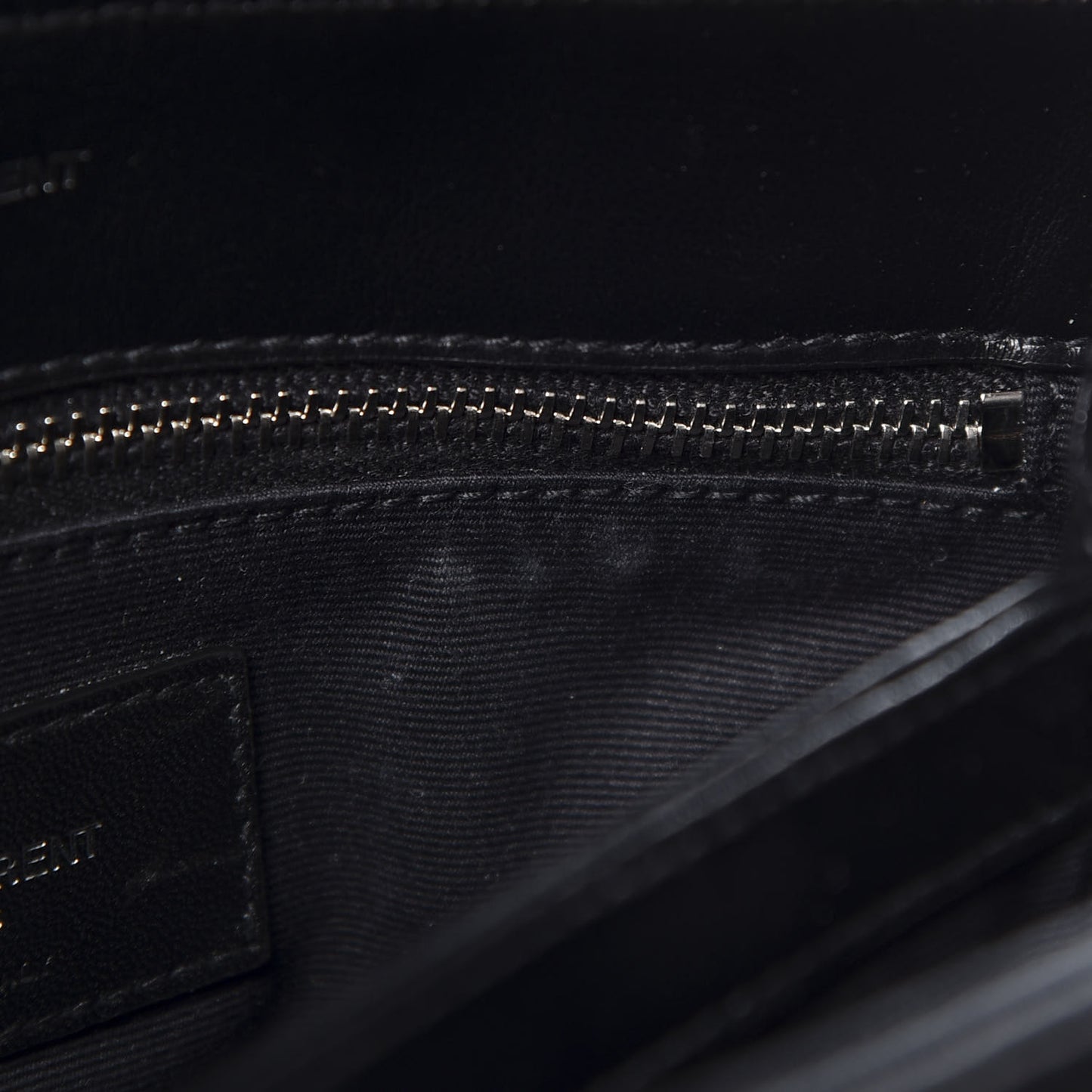 Calfskin Y Quilted Monogram Toy Loulou Crossbody Bag Black