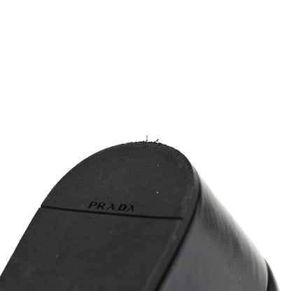 Prada Nappa Tech Logo 70mm Platform Boots 37 Black 9 of 9