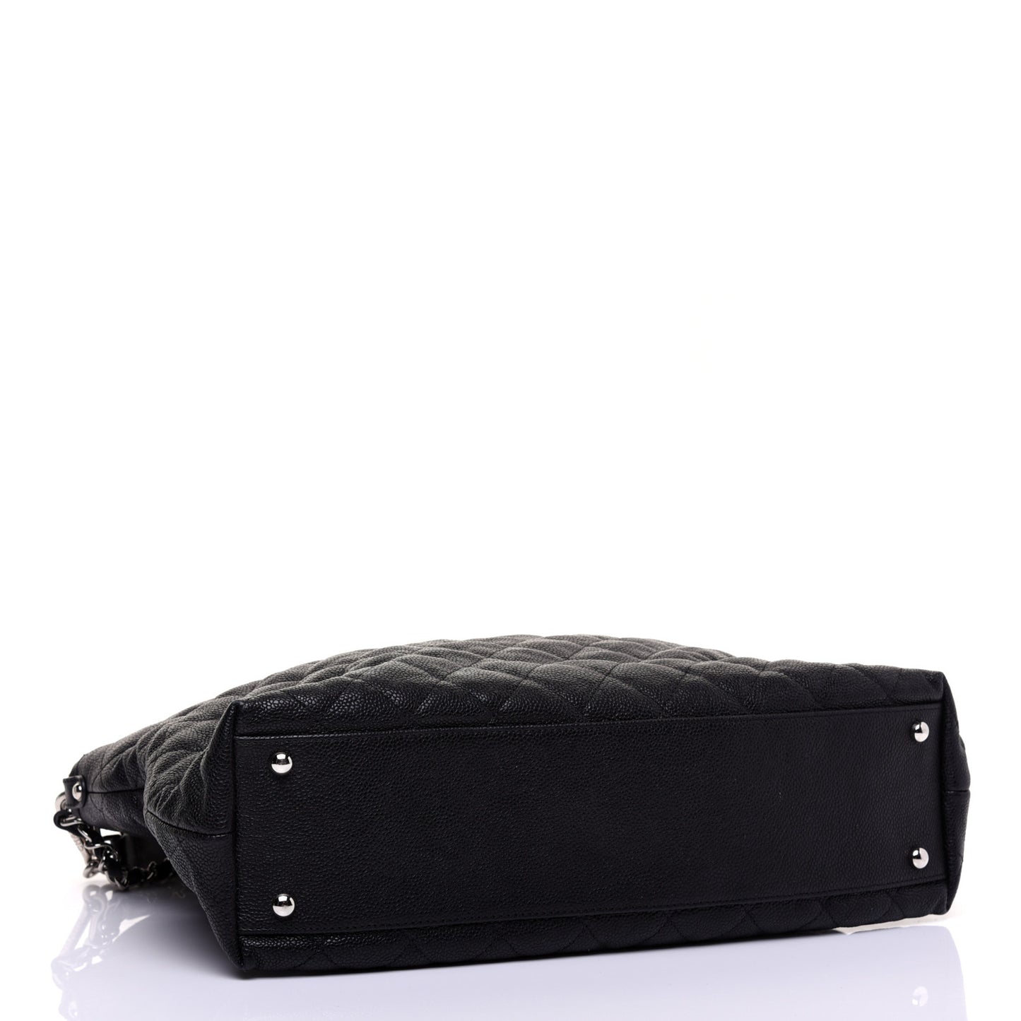 Caviar Quilted French Riviera Hobo Black