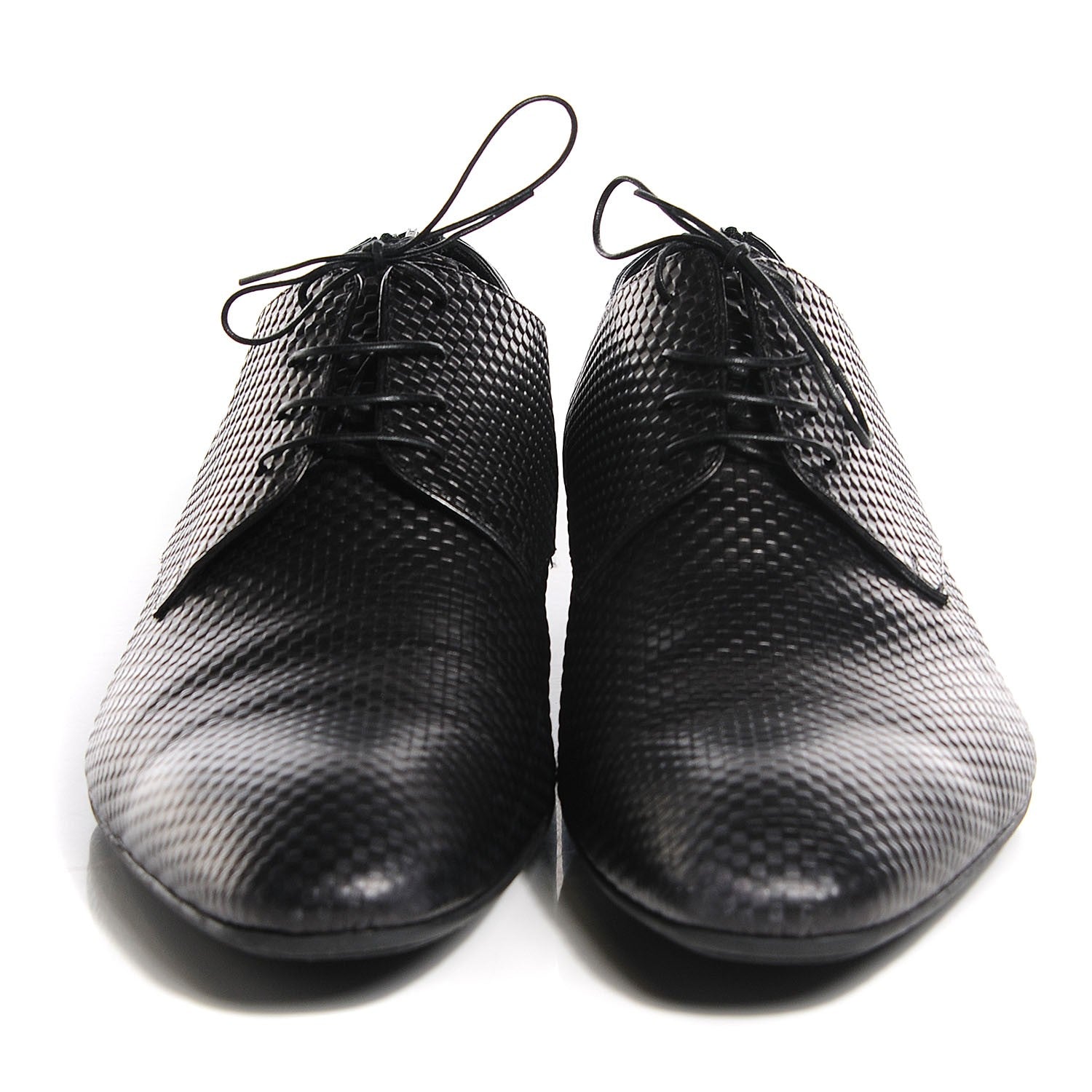 Louis Vuitton Mens Petit Damier Telegraph Derby Lace Up Shoes 12 Black 8 of 12