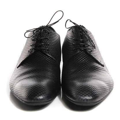 Louis Vuitton Mens Petit Damier Telegraph Derby Lace Up Shoes 12 Black 8 of 12